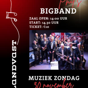 Muziekzondag in Landvast | Phil’s Bigband | 30 november